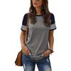 Solid T Shirt Women Simple Style Tees Casual T-shirt For Ladies O Neck Daily Pullover