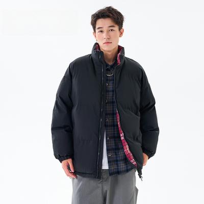 Jaqueta de Algodão Masculina e Feminina Nova Solta Gola Alta Jaqueta de Algodão Quente Espessada Parágrafo Roupas de Algodão Casaco Masculino Casaco de Casal