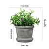 1PC Artificial Bonsai Table Ornaments Flowers Potted Fake Plants Alphabet Pots Desktop Decoration