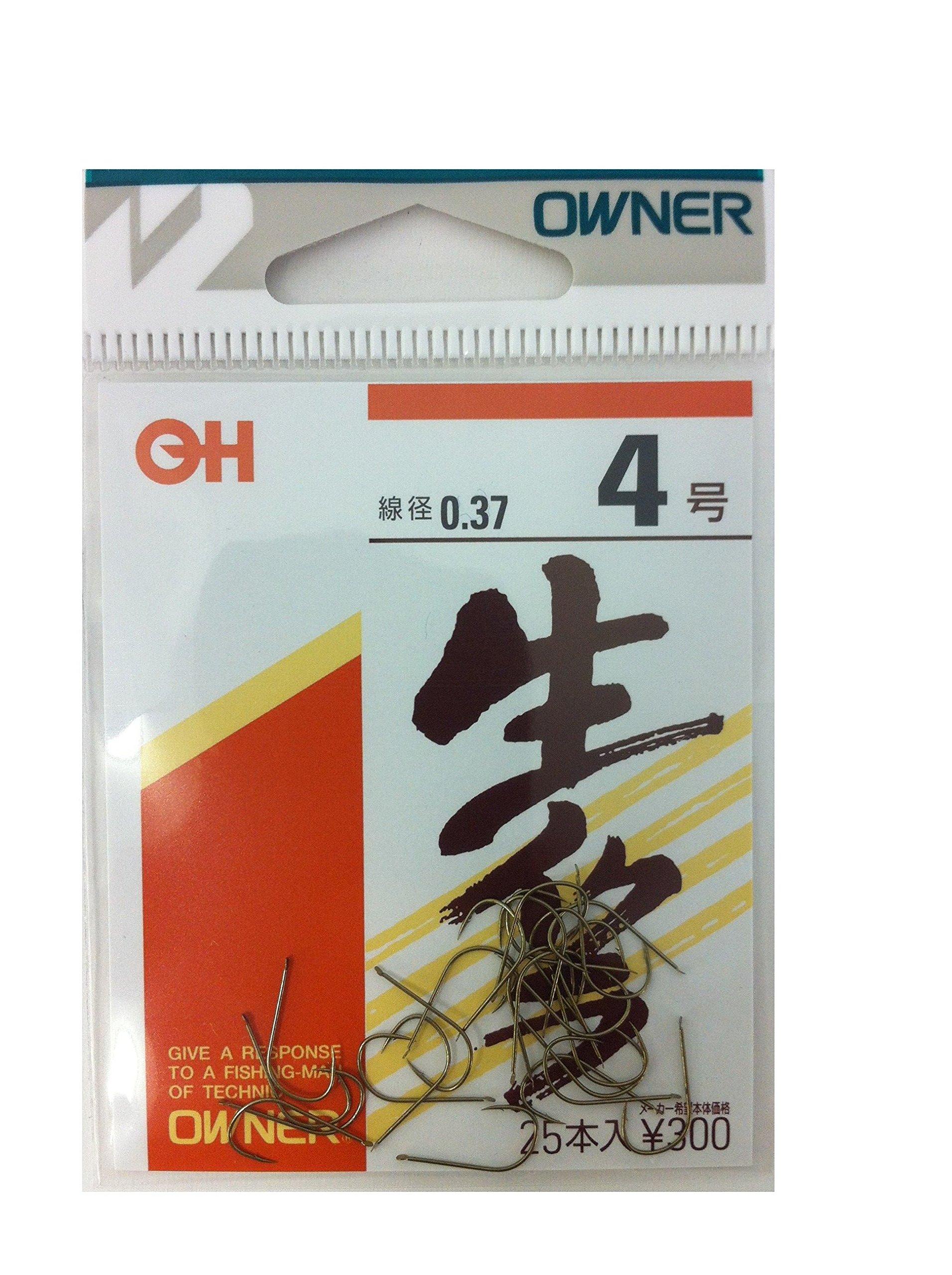 OWNER (Owner) Rose hook for raw salmon roe Brown No. No. 4