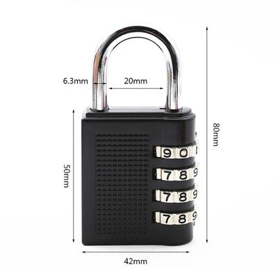 Serrure à combinaison à 4 chiffres, Protection résistante aux intempéries, cadenas de sécurité pour l'extérieur, verrouillage à Code en toute sécurité