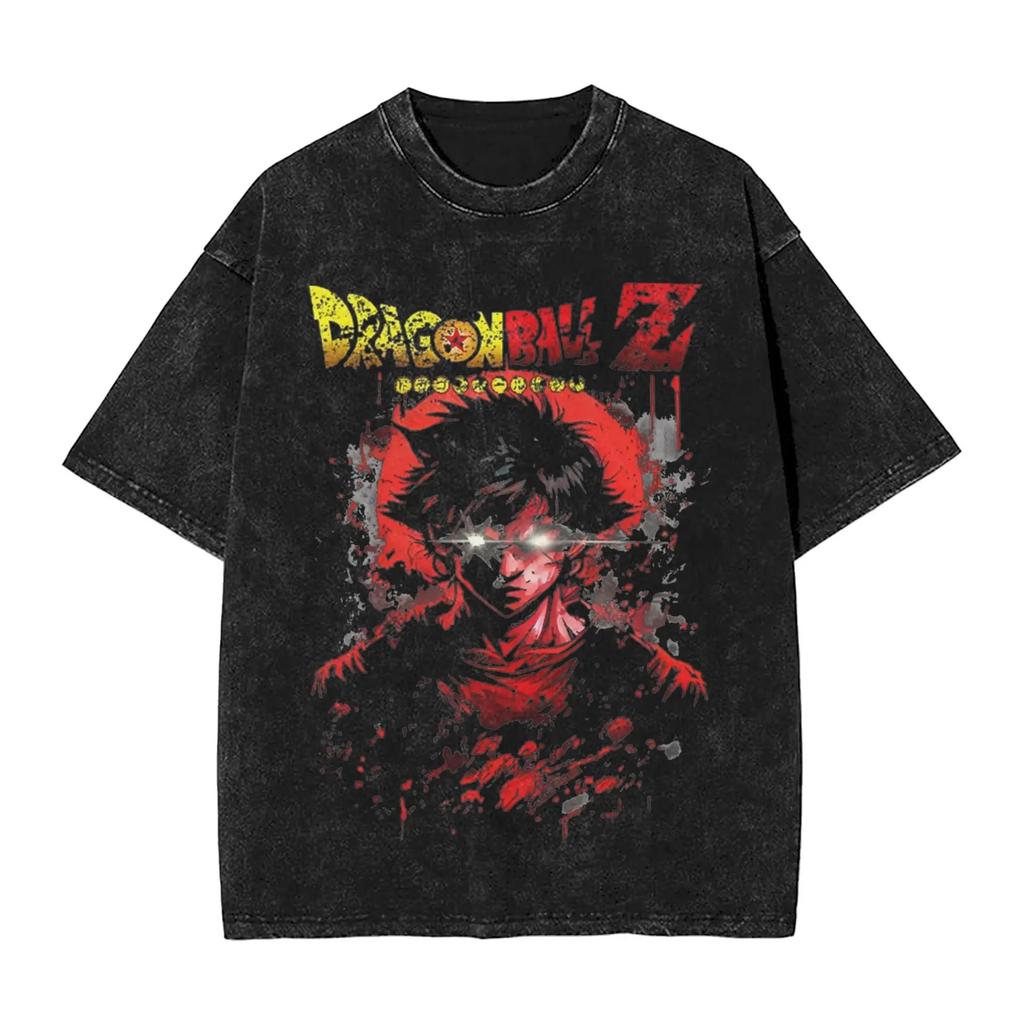 Hot Anime Dragon Ball Kame Sennin Master Graphic Print T-Shirt Men Women Streetwear Harajuku Fashion Vintage Washed Cotton Summer New Tee Oversize Top