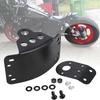 Matte Black Retro Motorcycle License Plate Frame Motorcycle License Plate Bracket Side Mounted Taillight Bracket