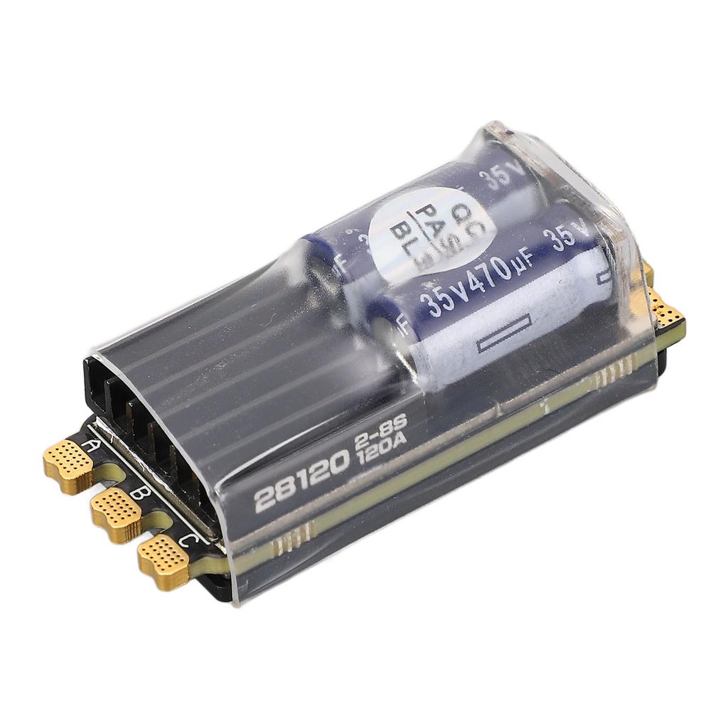 Brushless ESC 28120 AM32 2?8S Lipo 120A Electric Speed Controller for RC Model Car Ship Aircraft