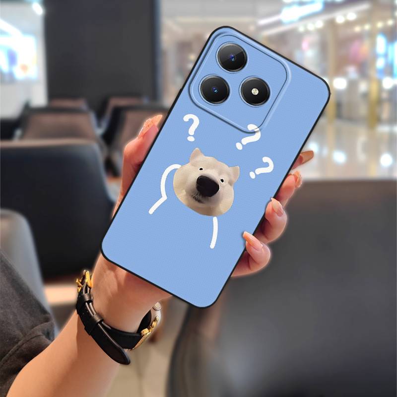 Waterproof Fashion Design Phone Case For Realme C63 4G/C61 4G Couple Shockproof TPU Soft case Dirt-resistant Cute