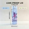 1PC Just A Girl Who Loves Dance Print 750ml Color Plastic Sports Water Bottle Leakproof Flip Straw Lid Suitable for Sports Office Home Use