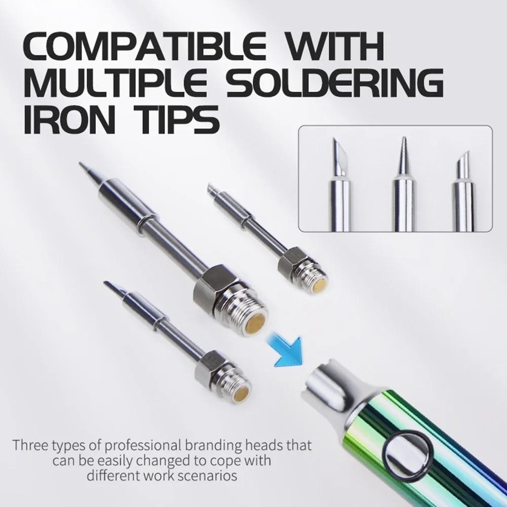 3 Gear Welding Tool Kit Pen 1100mAh Battery Cordless Soldering Iron  Welding Repair