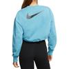 Nike Sportswear Swoosh French Terry Crew Sweatshirt Women's Blue CJ3766-424