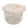 Rice Storage Container Transparent Large Capacity Sealed Rice Storage Bucket Grain Dispenser Bin with Lid for Kitchen