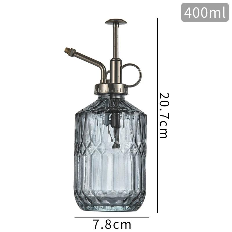 Retro Relief Sprayer Glass Bottle Gardening Home 400 ML Large Capacity Container Bottle Bathroom Decoration Sanitize Bottles
