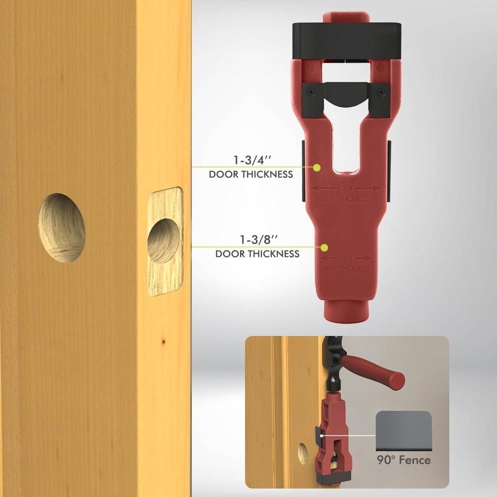 Positioning Template Door Latch Mortise Tool Door Lock Installation Kit Professional Installation