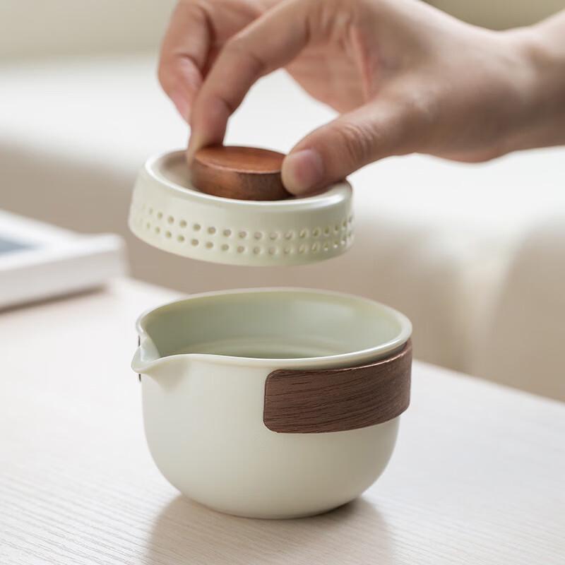 Shangqi Ru Kiln Portable Travel Tea Set