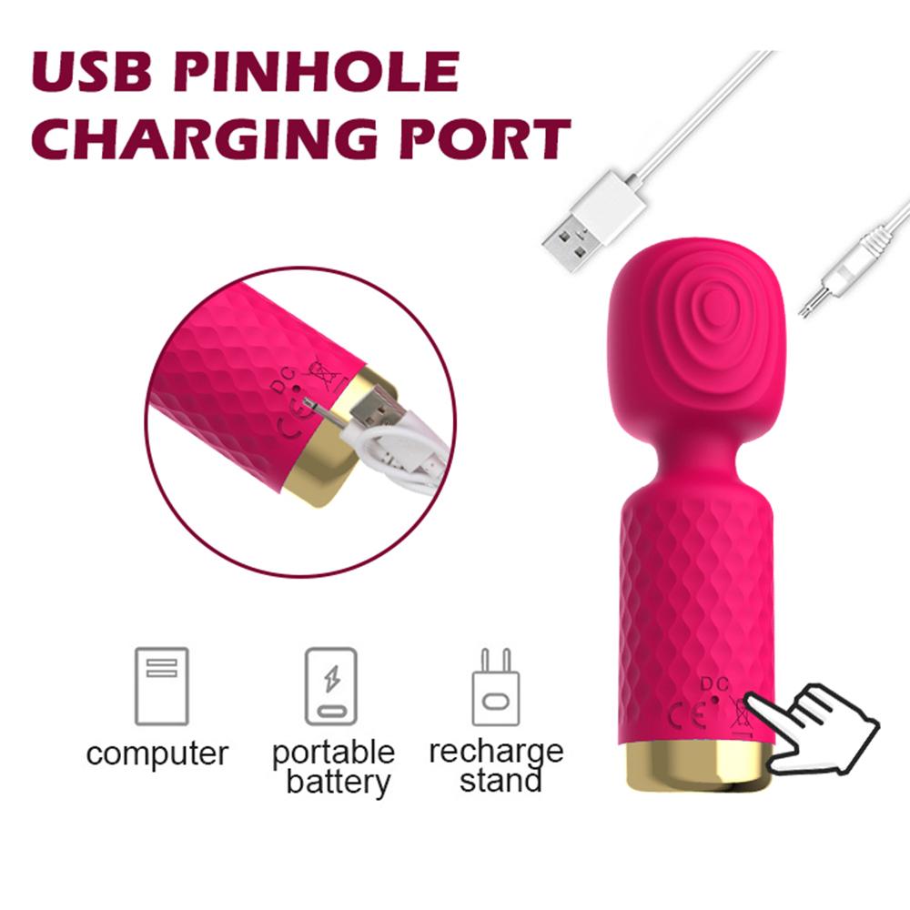 Pink 10 Frequency AV Stick Vibrator for Women Clitoral Stimulation G Spot Massager Adult Sexy Toy Pro Masturbator