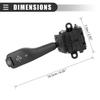 Motoforti Car Steering Switch,Multifunction Combination Switch,for BMW M3 2001-2006,Plastic,61318363668,Black