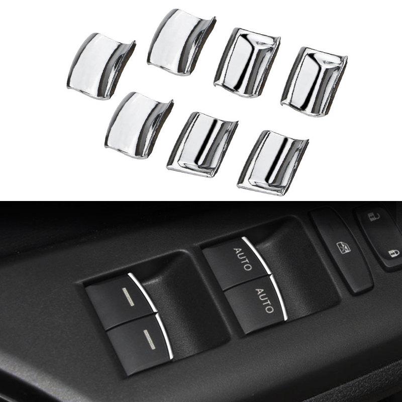 For Honda Civic 2016- Civic150 CRV Prado150 Fit HEV ight Window Lift Button Sticker Sequin Trim Decoration Accessories