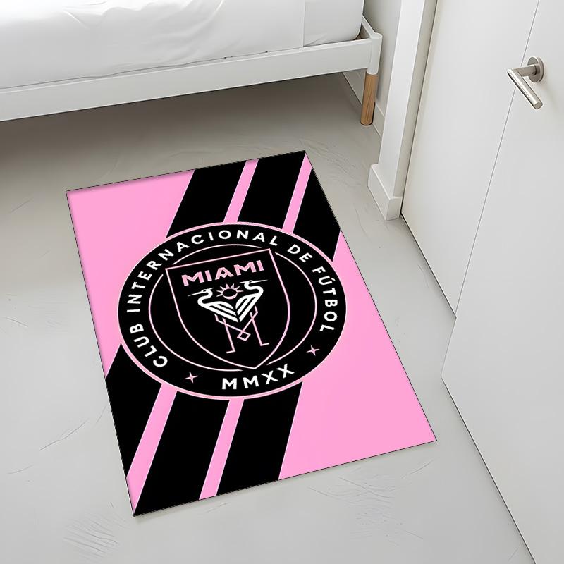 Inter Miami CF (14) Tapijt Geschikt Voor Woonkamers Slaapkamers Computerruimtes Eetruimtes En Plaatsing Onder Tafels En Stoelen Ook Een Ideale Keuze Voor