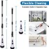 Electric Spin Scrubber Cleaning Brush With Replaceable Heads Cleaning Bathroom Kitchen Floor Electric Spin Scrubber for Cleaning