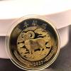 1 szt. 2027 Rok Kozła Monety Pamiątkowe Kolekcjonerska Dekoracja Metalowe Rzemiosło Zodiakalna Kozła Medal Pamiątkowy Prezent Noworoczny