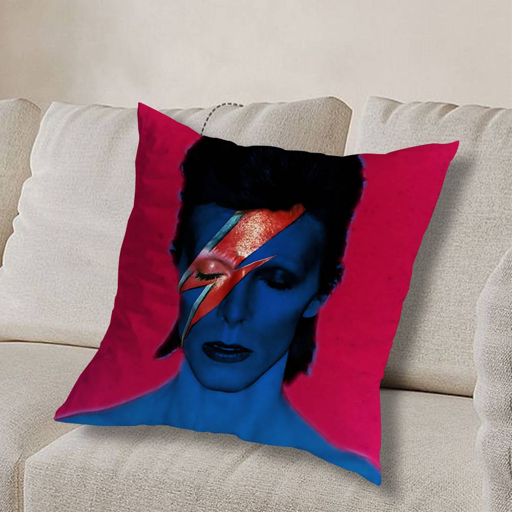 Osobnost D-David Bowie Povlak na polštář Povlak na polštář Obývací pokoj Pohovka Potah na polštář Vhodné pro Domácí Ložnici Dekorace místnosti