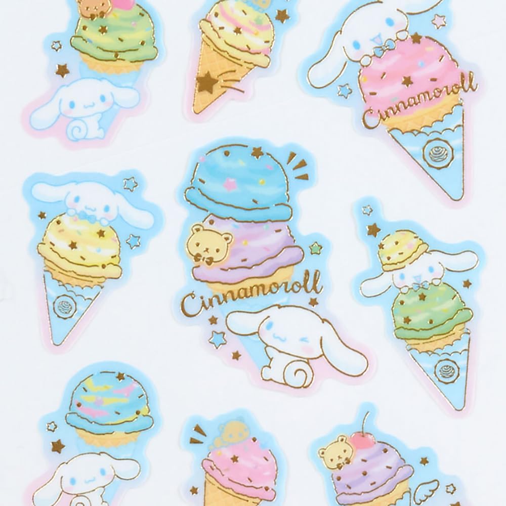 Sanrio Tracing Paper Stickers (Ice Party) Cinnamoroll 326658