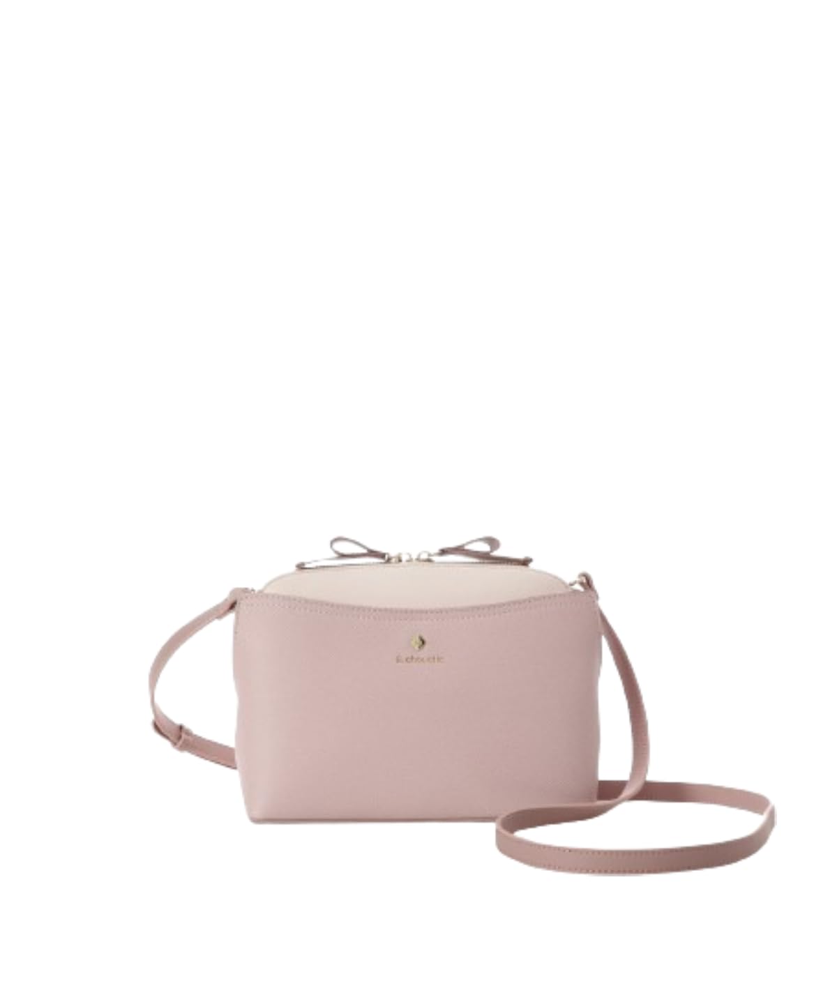 Two-tone handle shoulder bag