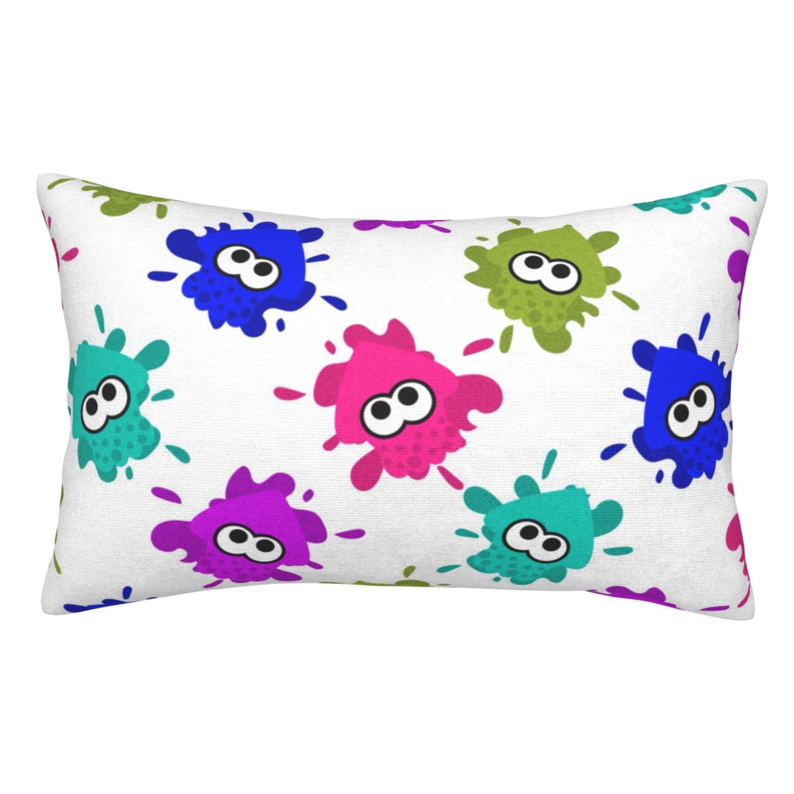 

Splatoon Pillow Cover Dust Mite Odor Pillowcase Soft and Comfortable Interior Sofa Decor Pillow Cover Cushion Cover Envelope Pillow Cover Suitable for