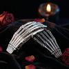 Metal Claw Clips Skeleton Hands Hair Clips, Gothic Skull Side Clip for Women, Personalized Dark Style Accessories Spooky Halloween Horror Accessories,
