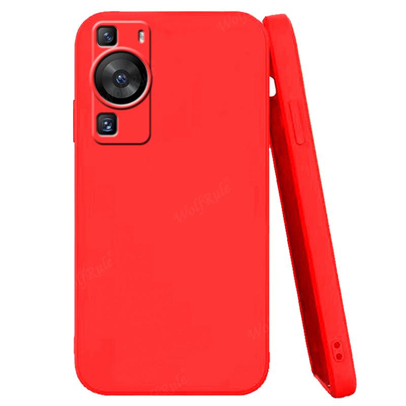 For Huawei P60 Case Cover Huawei P60 Capa Original Back Shockproof Liquid Silicone TPU Soft Cover Huawei P60 Pro P 60 Art Fundas