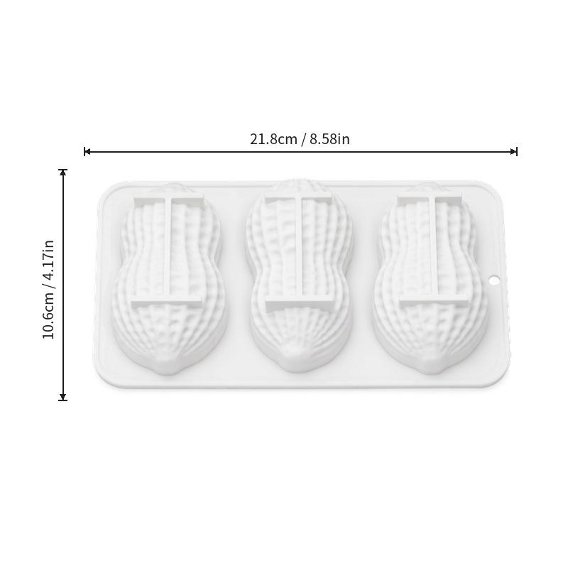 Peanut Nut Shaped Silicone Mold Heat Resistant Mousse Cake Chocolate Cookie Baking Mold for DIY Pastry Kitchen Baking Tools