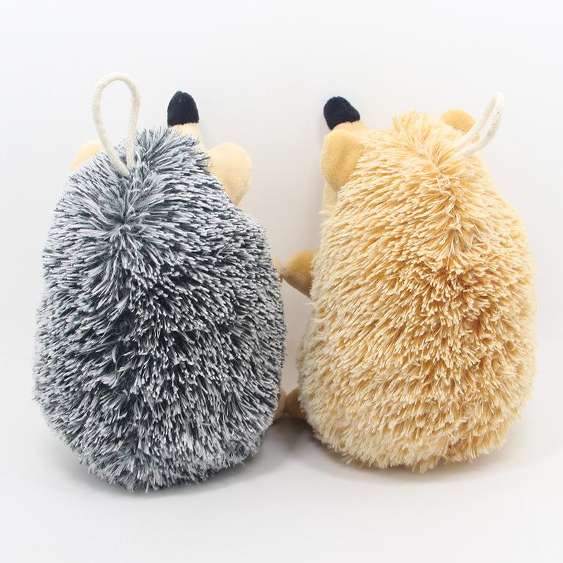 Peluche riccio con suono, giocattolo per cani per alleviare l'ansia