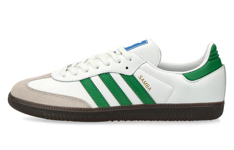 Samba Adidas Originals Og  White Green  IG1024