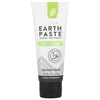 Earth Toothpaste, Mineral Toothpaste, Sugar Free, Spearmint, 113G(4Oz)