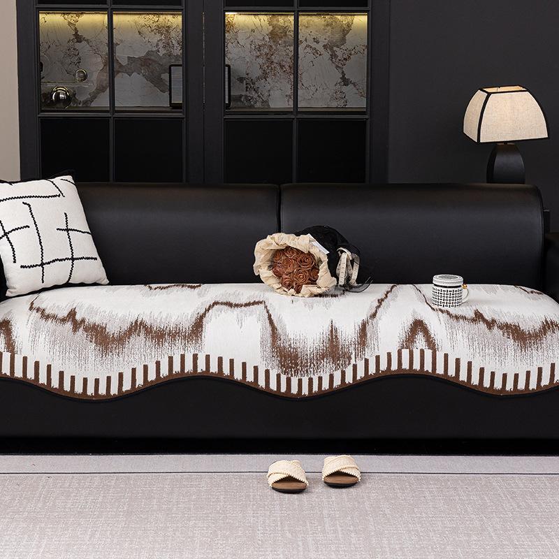 Modern Simple Sofa Cushion Special-Shaped Straight Sofa Cover  New Four-Season Universal Irregular Sofa Cushion Cloth