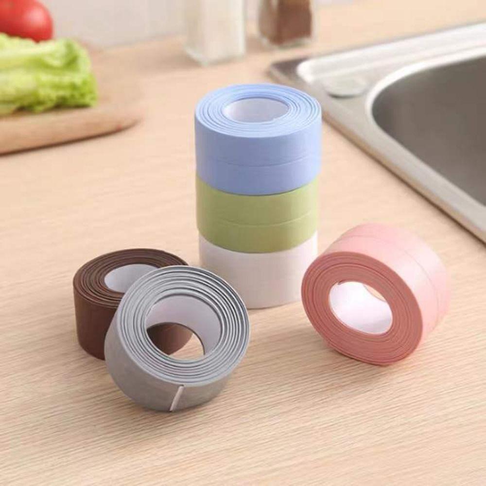 Self Adhesive Kitchen Sink Waterproof Tape Waterproof Wall Sticker Sink Edge Tape Toilet Gap