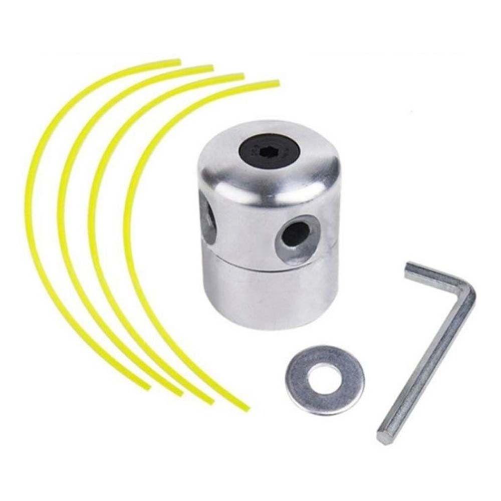Cylindrical Shape Grass Trimmer Head Aluminum Strimmer Tools Lawn Mower Accessory  Garden