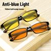 Fashion Night Vision Anti-blue Light Glasses Men's Ultra-light Computer Glasses Driving Anti-far-sighted Night Vision Glasses