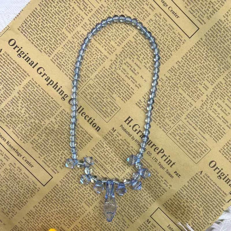 Princess Girls Blue Butterfly Magic Wand Crown Crystal High Heel Necklace Cinderella Cosplay Dress Up Jerlwery Girl Cosplay Toy