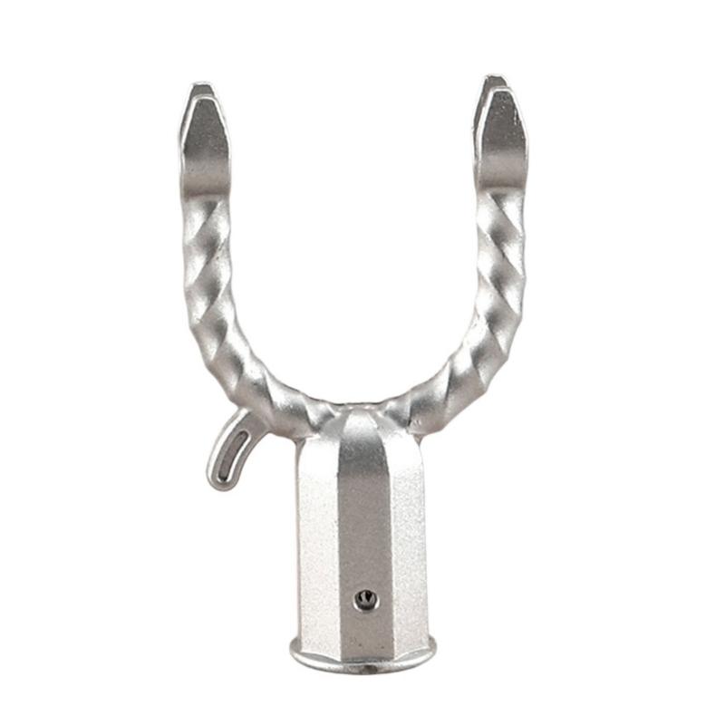 Reinforced Aluminum Alloy Laundry Hook Accessories 19mm Thickened Tube Secure Threaded Connection Home Use