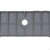 Kitchen Silicone Faucet Catcher Tray Mat Foldable Length 61cm Keep Your Countertop Dried and Clean