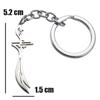 islam Muslim HZ Zulfiqar Sword of Imam Ali stainless steel  key ring & key chain