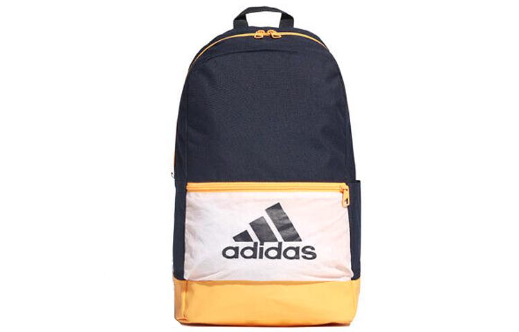 Adidas Athleisure Polyester Backpack Unisex Orange Multicolor DZ8269