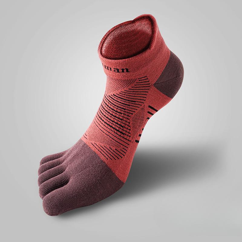 Five-finger Socks, Men's Short Socks, Sports Marathon Running, Anti-odor and Sweat-absorbing Toe Socks, Mountaineering Shorts