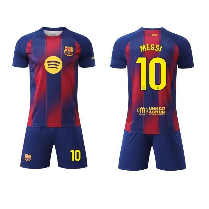 Spain Kids Jersey Yamal #10 Messi #10 Lewandowski #9