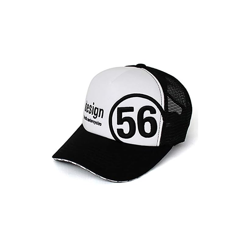 

(56design/56design) 56design Circle Mesh Cap cap (black x white)