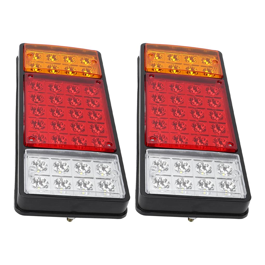 2 Pcs Rear Tail Lights 12V 36 LED High Visibility Signal Indicator Lamp for Caravan Truck