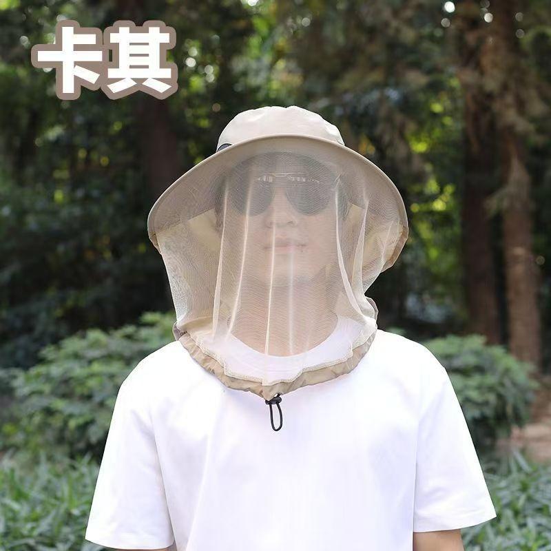 Sunscreen hat men's fishing hat summer bucket hat outdoor climbing sun hat face cover UV protection sun hat