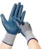 Blue Latex Work Safe Gloves Nylon Protective Mittens Embossing Work Gloves  Construction Site