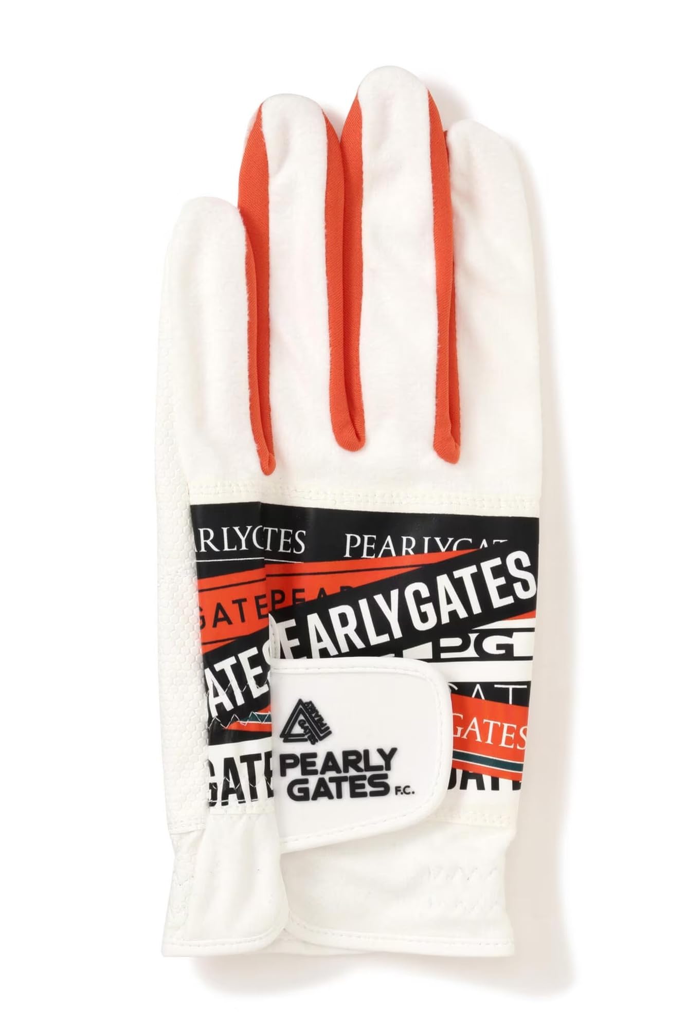 

PEARLY GATES Unisex Golf Glove (Synthetic Leather Fabric, Single Hand) / Synthetic Leather / 053-4285001 031_White, Size S (19-20cm)