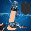 6 Electric Shock Massage Modes Chicken Cage Male Chastity Penis Lock Ring Cock Wireless Remote Control Vibrator SM Sex Toy