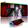 Kawii Anime LED Mousepad HD Print Virtual Idol  Gamers Desk Mat RGB Backlit Non-slip Mouse Pad XXL Keyboard PC Desk Pads